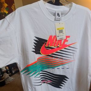 White Nike graphic tee